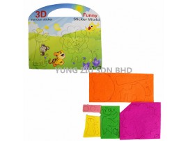 3D FELT CLOTH STICKER